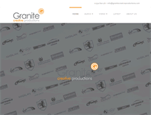 Tablet Screenshot of granitecreativeproductions.com
